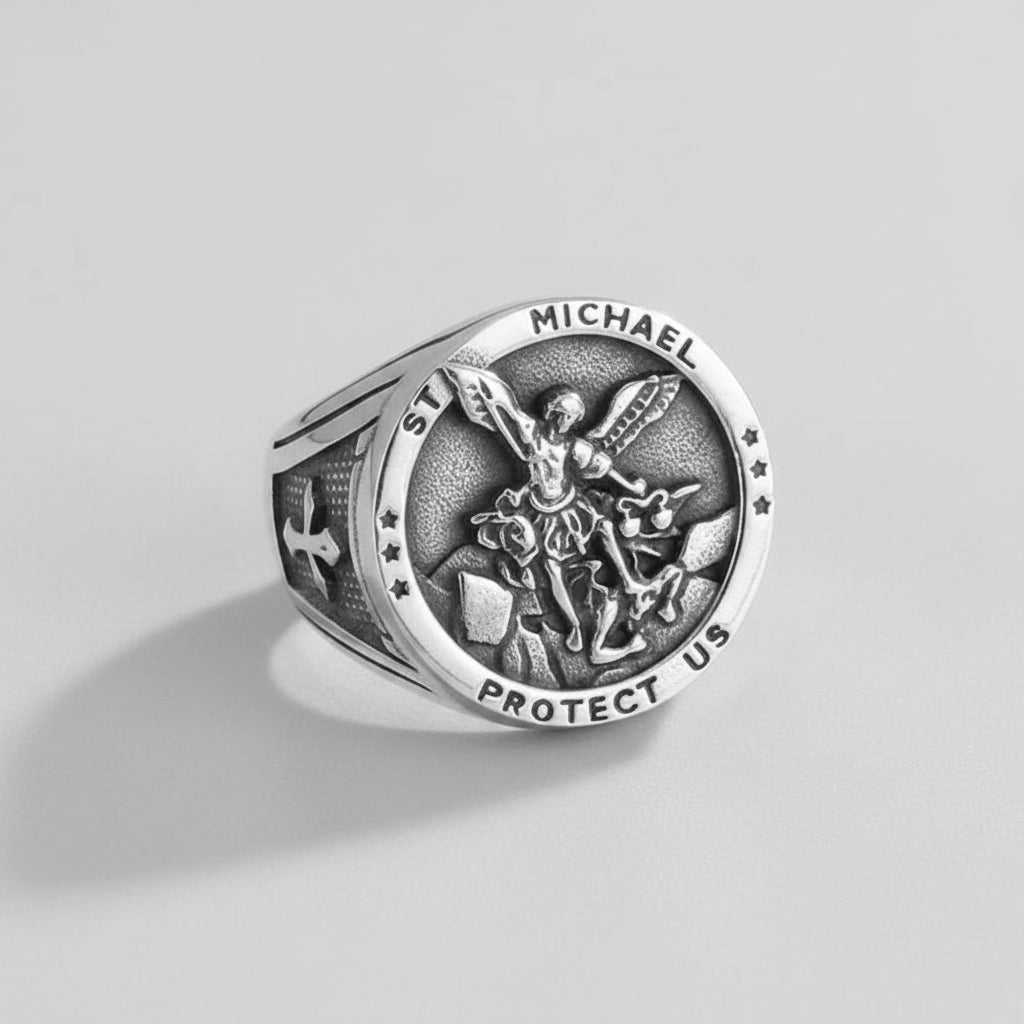 Silver Saint Micheal