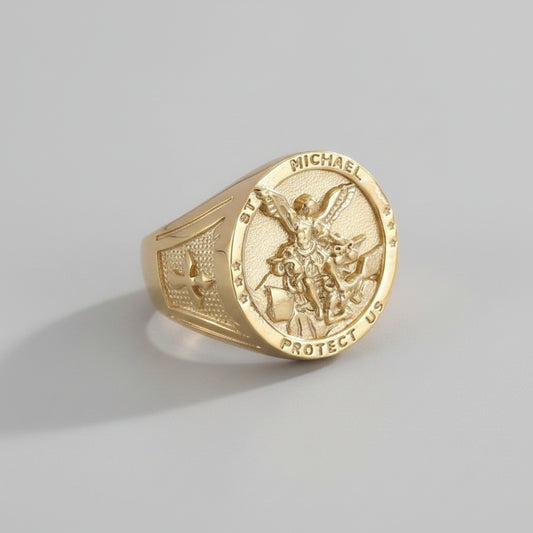 Saint Micheal ring