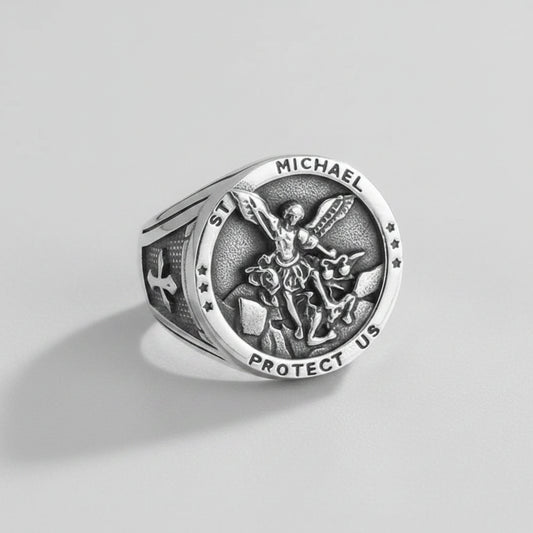 Silver Saint Micheal